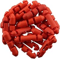Vista 3 de Scotty #2008-24 Auto Stopper Beads for Braided Line (24-Pack), Red