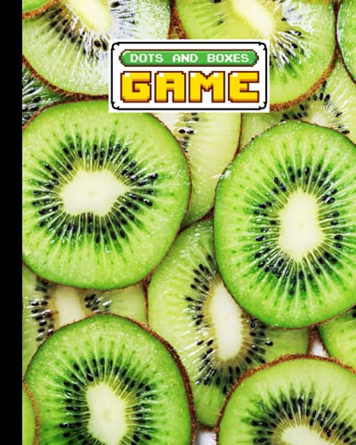 Dots And Boxes Game: Kiwi Cover Dots & Boxes Activity Book - 120 Pages!, Dots and Boxes Game Notebook - Classic Pen & Paper Games (8.5 x 11 inches) by Carmen Rapp