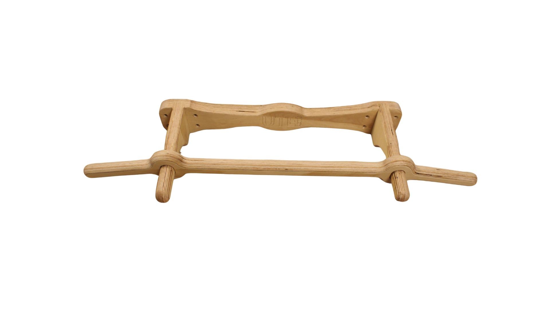 Bear On Bar - Barre de traction en bois durable Cornes de taureau 62,5 cm pour l'intérieur et l'extérieur pour différents types de tractions - murale, au-dessus d'une porte - facile à Bear On Bar - Barre de traction en bois durable Cornes de taureau 62,5 cm pour l'intérieur et l'extérieur pour différents types de tractions - murale, au-dessus d'une porte - facile à