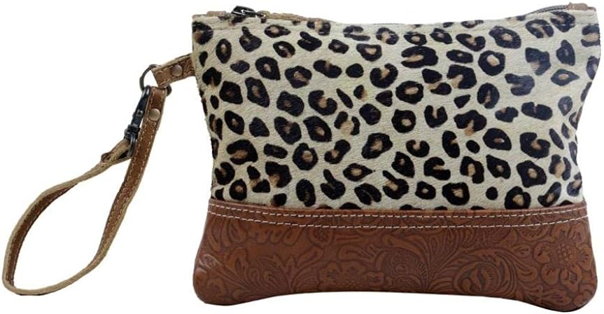 Myra Bag Wow Factor Pouch Upcycled Cowhide & Leather S-2917