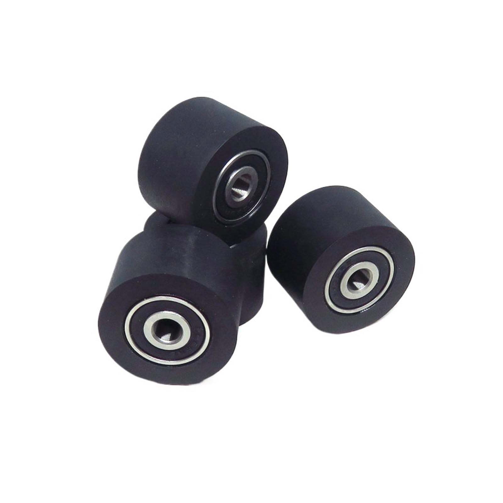 YIVELYYZG 1 Piece 30mm Polyurethane Coated Roller with Double 626RS Bearings 6x30x20mm PUT62630-20 Soft Rubber Guide Wheel