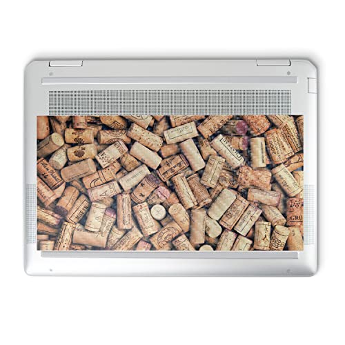 Image of MightySkins Carbon Fiber Skin Compatible with HP Spectre x360 14 inch (2022) Full Wrap Kit - Corks | Protective, Durable Textured Carbon Fiber Finish | Easy to Apply | Made in The USA