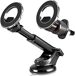 3-in-1 Car Phone Holder【Windshield+AirVent+Dash】 Car Phone Holder [Strongest Suction & Stable Clamp Arm] 360° Adjustable Mount, Cell Phone Holders for All Car Models