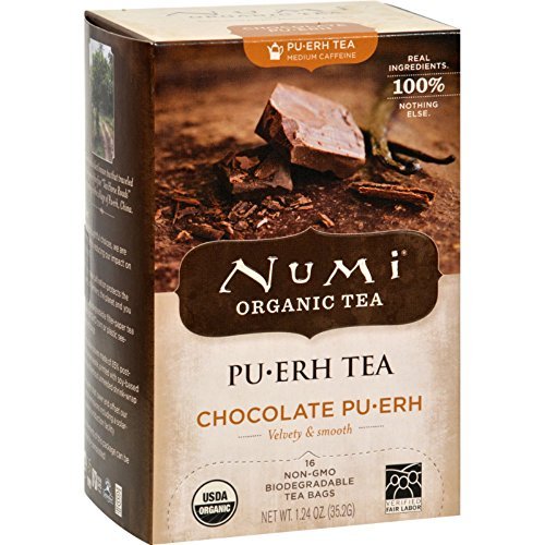 NUMI TEA TEA,OG2,CHOCOLATE PUERH, 16 BAG72
