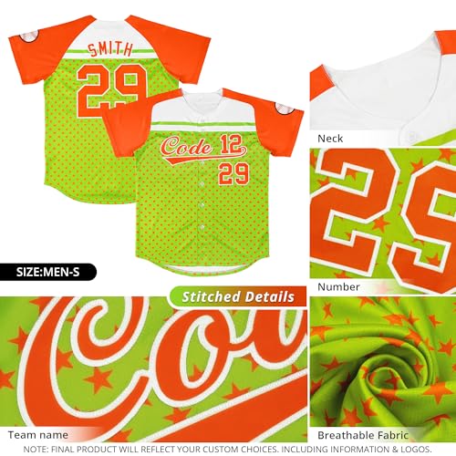Personalized Baseball Jersey with Custom Name Number Logo Printed Stitched Sport Shirt for Youth Men Women miniatura 3
