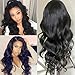 Eayon Hair Pre Plucked 360 Lace Frontal Wigs-Body Wave Full Frontal Lace Human Hair Wigs for Women Natural Hairline with Baby Hair Natural Color 150% Density 14inch