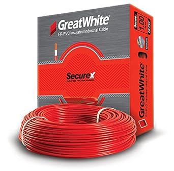 GreatWhite SecureX - FRFX FR-PVC 4 sqmm wire Color : Red 90 metres