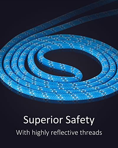 Long Dog Leash for Training, 16FT/30FT/50FT/100FT, Reflective Rope Check Cord, Heavy Duty for Large, Medium, Small Dogs, Walking, Playing, Camping, Yard - 5