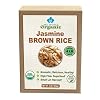 Organic Brown Jasmine Rice from Thailand - Whole Grain Vegan Natural Healthy Superfood Gluten-free - 4 LB