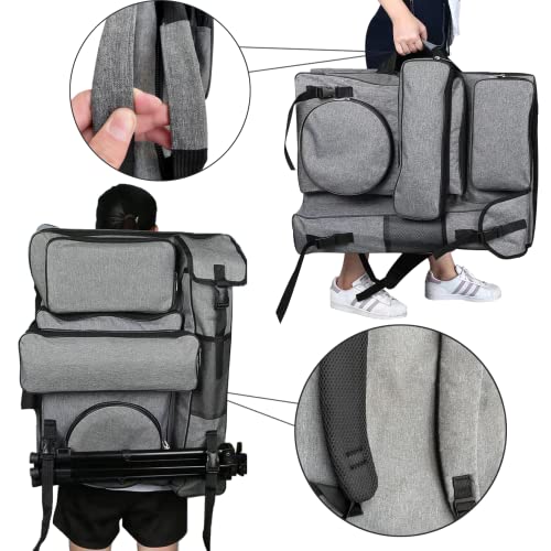 MEIJMJIA YMTECH Artist Backpack for Painting Supplies Multi, Compartment Art Bag, Waterproof & Portable - Image 3