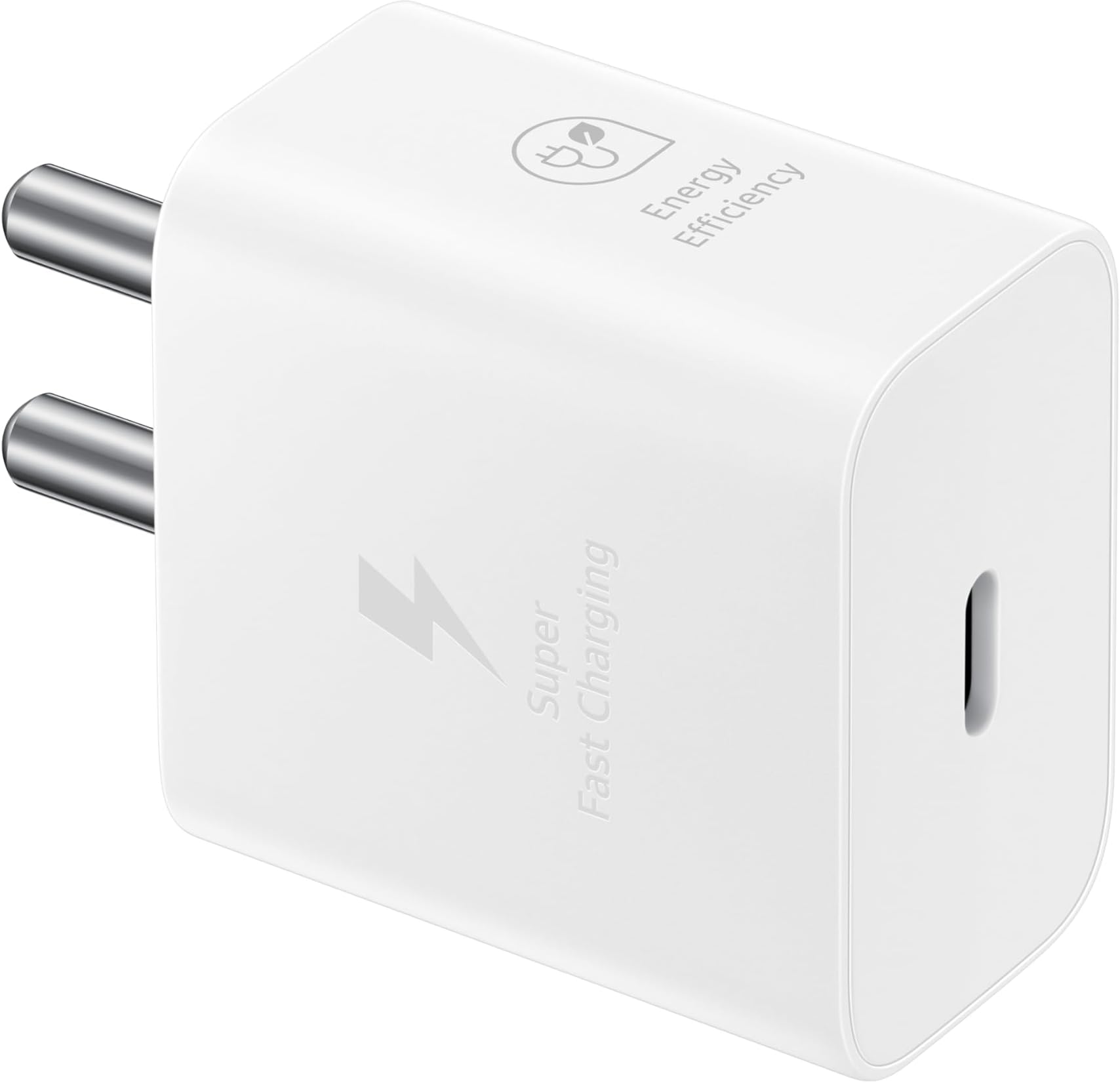 Original 25W USB Type-C Travel Adaptor Without Cable for Google Pixel, Xiaomi, Motorola, iPhone, Samsung Galaxy Tab S/A Series, Galaxy S10/M54/M55/A80/A90/S25/S24, White