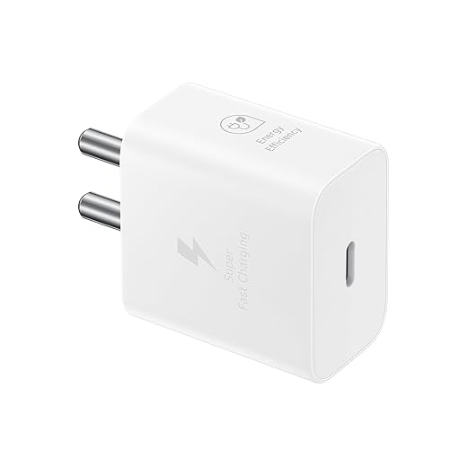 Samsung Original 25W Type-C Travel Adaptor Without Cable, White