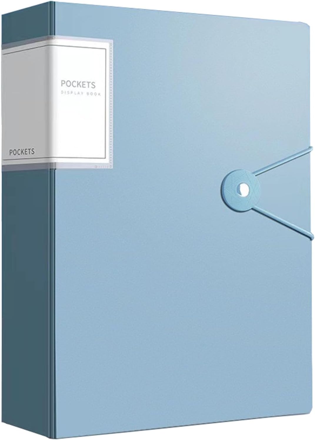 – Binder with Plastic Sleeves, 40-Pocket Bound Presentation Book Portfolio Folder with Sheet Protectors, Displays 40 Pages A4 Letter Size Binder Folder for Documents, Certificates, Recipes, Blue