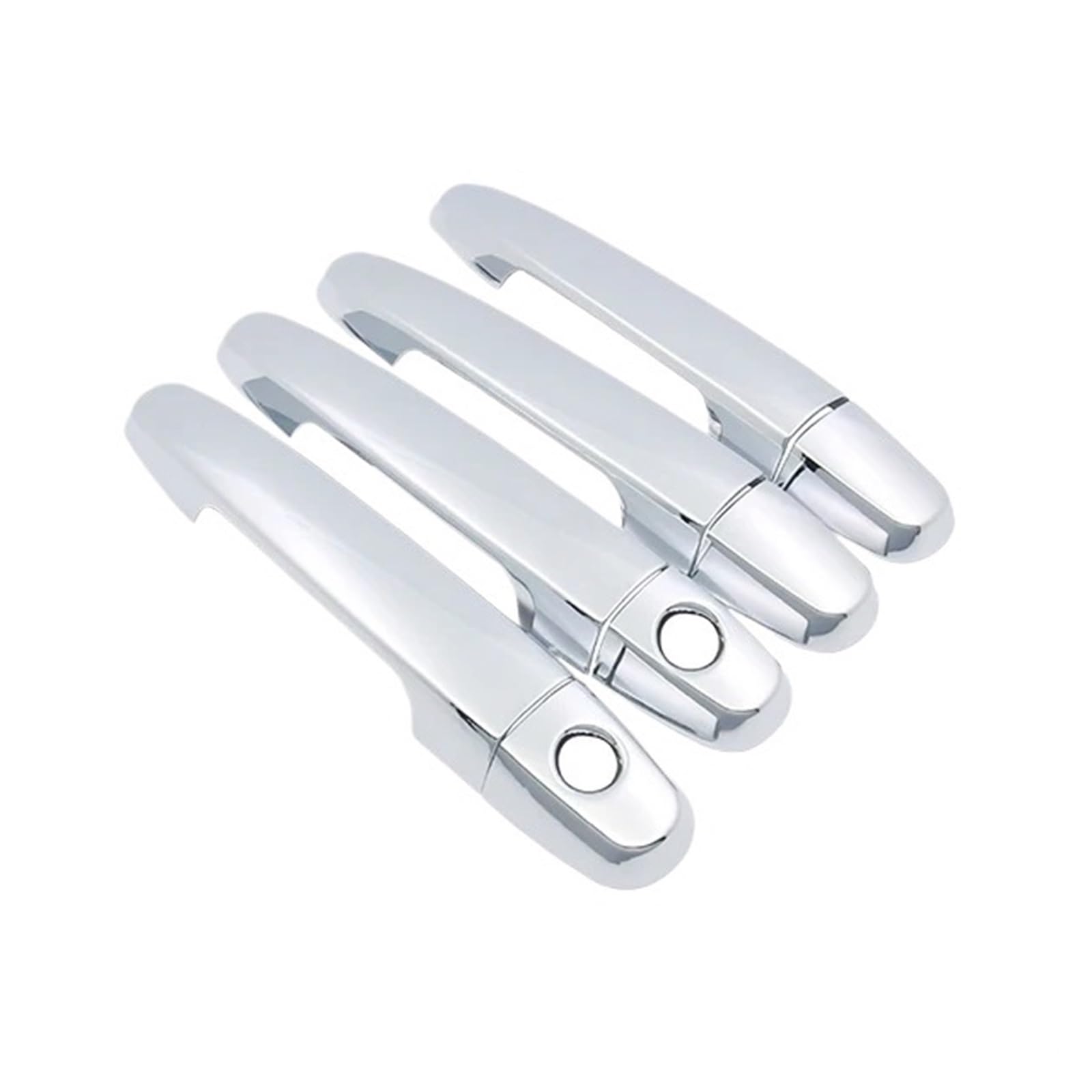 Hguvsjd B 2Keyholes 4Door Car Exterior Door Handles For Toyota For Corolla E140 E150 2007~2013 Car Door Handles Carbon Fiber Handles Or Chrome Gloss Door Handles Covers Trim Sets(B 2Keyholes 4Door)