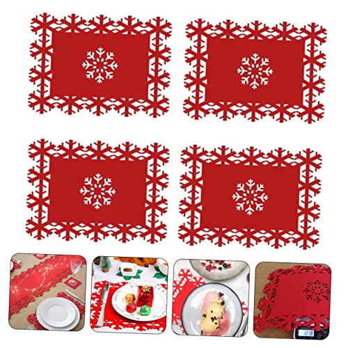 Napperon flocon de neige Ciieeo, le coffret de table de Noël idéal à offrir