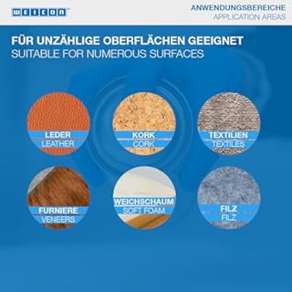 WEICON Spray Adhésif 500 ml/Adhésif universel matériaux légers tissu textile papier plastique cuir/Transparent