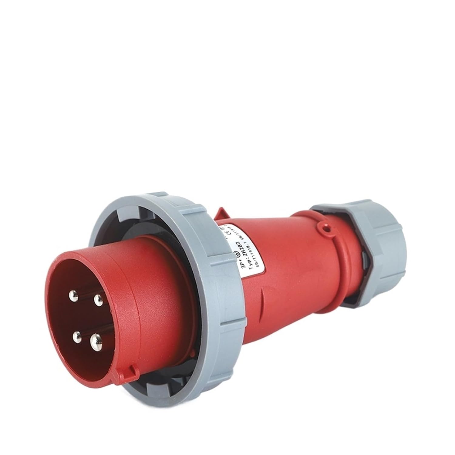 Mobile Exposed and Concealed Industrial Plug and Socket Connector Oblique Straight Data Center Stage Lighting Factory(4P 16A IP67 6H)