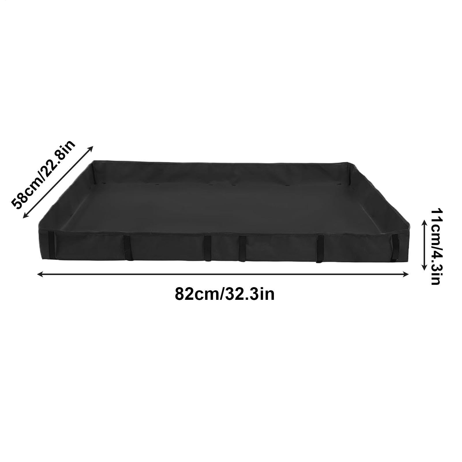 Generisch Fondo gabbia impermeabile per piccoli animali – Rivestimento lavabile in PVC con bordi rialzati e chiusure a gancio e anello – Tappetino di contenimento per porcellini, conigli e criceti