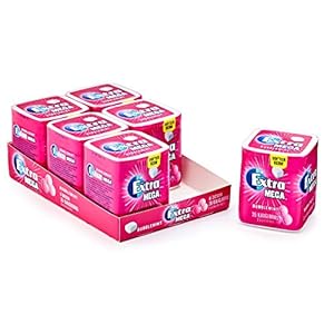 Extra Kaugummi | Bubblemint | Zuckerfrei | 6 Dosen (6 x 35 Stück)