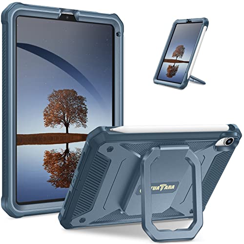 FINTIE Coque pour iPad Mini 7 (A17 Pro) 2024 8.3 Pouces/iPad Mini 6 2023, [Tuatara Support] Coque avec Béquille Pivotante, Etui Robuste Antichoc Housse avec...