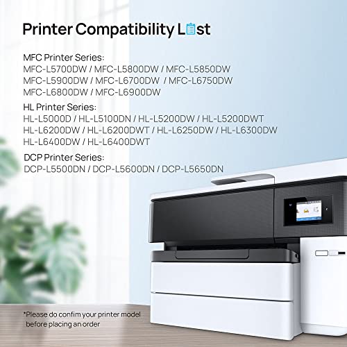 Dr820 Dr-820 Drum Unit Compatible Replacement For Brother Dr820 Dr-820 Dr 820 For Mfc-L5850Dw Hl-L6200Dw Hll6200Dw L6200Dw Mfc-L5900Dw Mfc-L5700Dw Hl-L5200Dw L5200Dwt Printer (2 Black) #TOP1