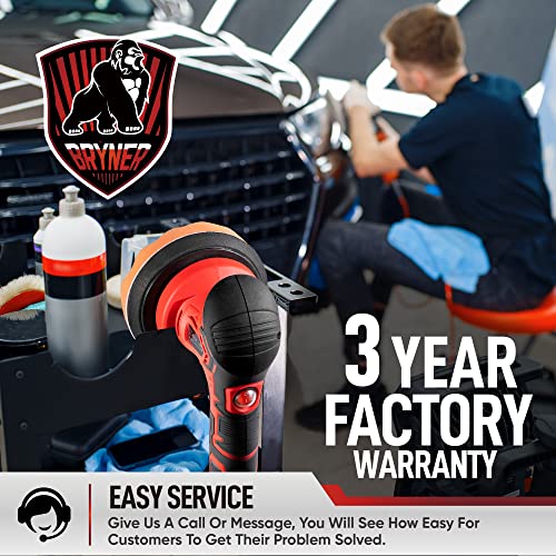 Cordless Car Buffer Polisher, 6 Inch Cordless Polisher With 2Pcs 12V 2.0Ah Lithium Rechargeable Battery, 5000Rpm, 6 Variable Speed, Buffer Polisher Kit For Car Detailing/Car Scratch Repairing #TOP5