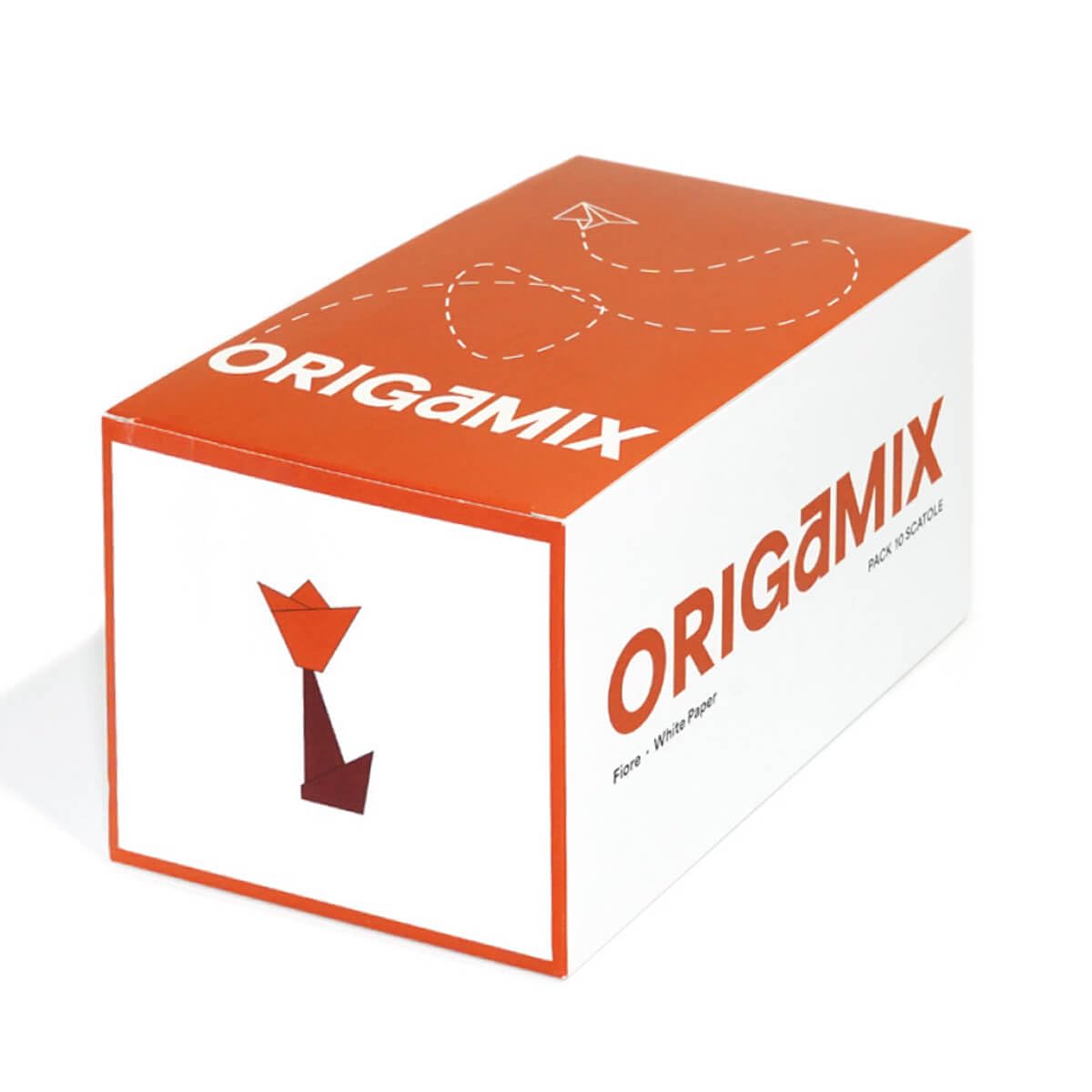 Mister Canapa, Origamix papier konopny Origami, pudełko 10 pudełek na 2500 karteczek łącznie 2500 karteczek - Origami i papier do formowania, prostokątny, wzór kwiatu