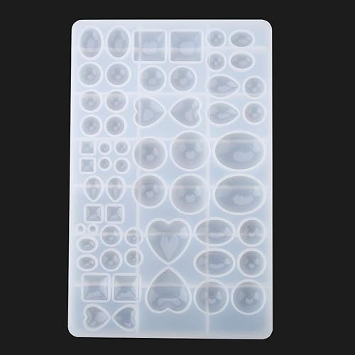 Miniatura 9 de Moldes de fundición de joyas, cuentas de molde de silicona para hacer joyas, collar, pulsera, colgante de resina, herramienta de manualidades con