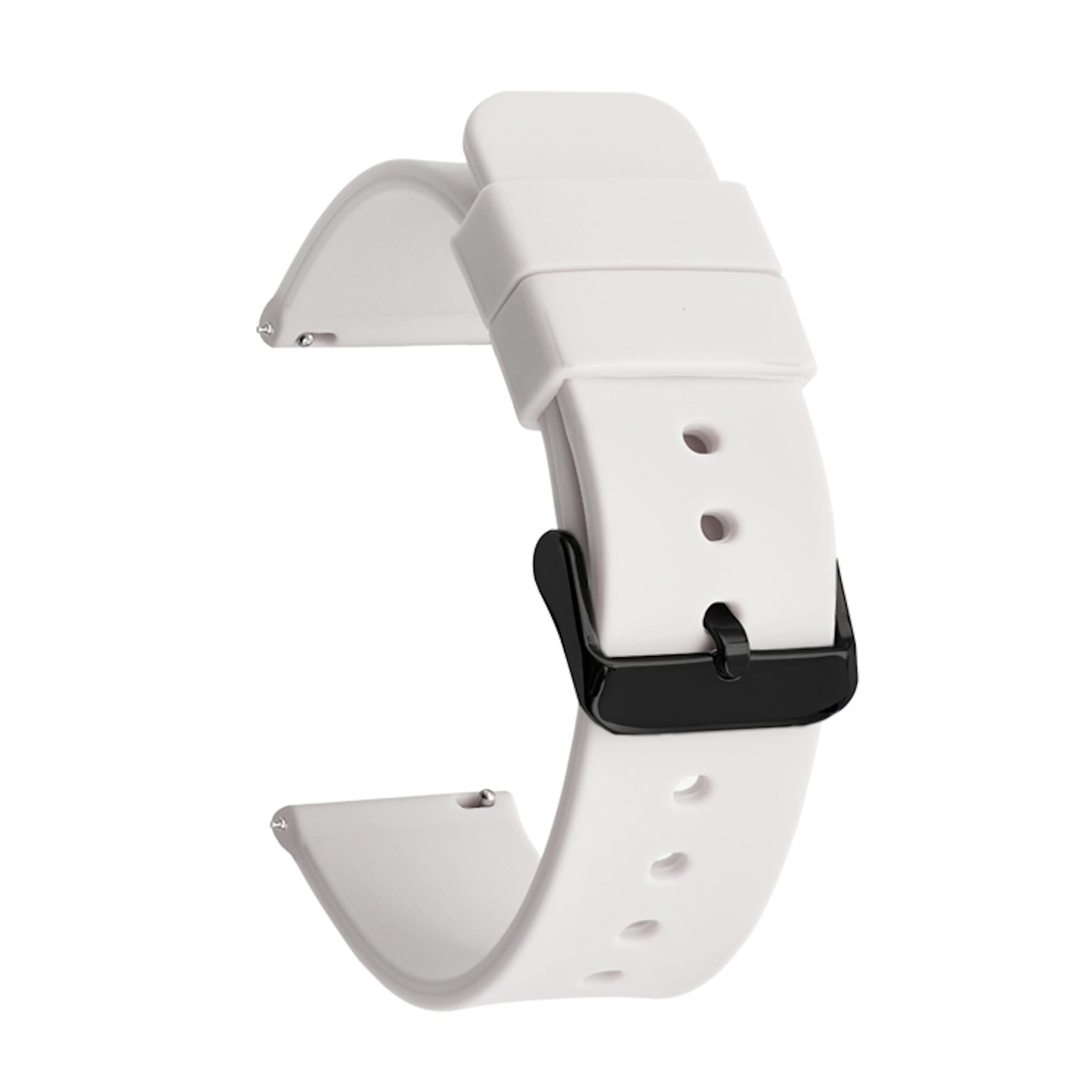 STRAPY 22mm Soft Silicone with Metal Buckle Strap Replacement Belt Band for Realme Watch 2 Pro Smart Watch Straps