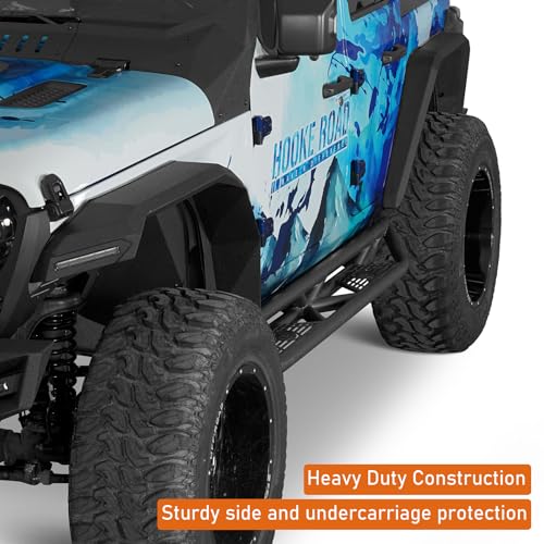 Estribos laterales para Jeep Wrangler JL 2018-2026 miniatura 6