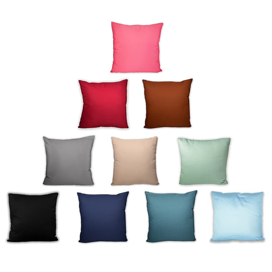 LOOXIS Personalisiertes Kissen mit Foto & Text Bedruckt, selbst gestalten – 40x40 cm, farbige Rückseite, Leinenhaptik – Geschenkidee Männer, Frauen, Jahrestag, Geburtstag, Einzug – Schwarz