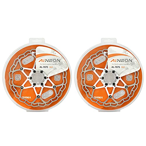Disque de frein de 180mm Ashima ARO-10 blanc pour réduire le poids suspendu