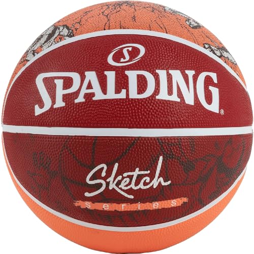 Spalding Unisex Adult Basketballs, Red, 7