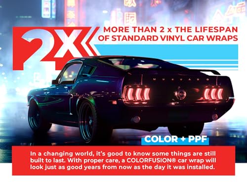 Image of ColorFusion PPF by VViViD, Gloss Metallic Blue Chameleon Dry Apply PPF Vinyl Car Wrap Roll 6ft x 5ft