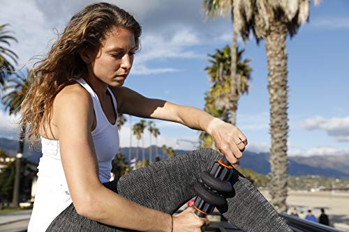 Brazyn Morph Massage Stick: Full-Body Muscle Roller With 4 Bonus Deep-Tissue Massage Rings; 13” Travel Size; Configure As Ab Roller, Foam Roller, Massager For Neck, Back, Hand, Foot, Leg, Calf, & Arm #TOP3