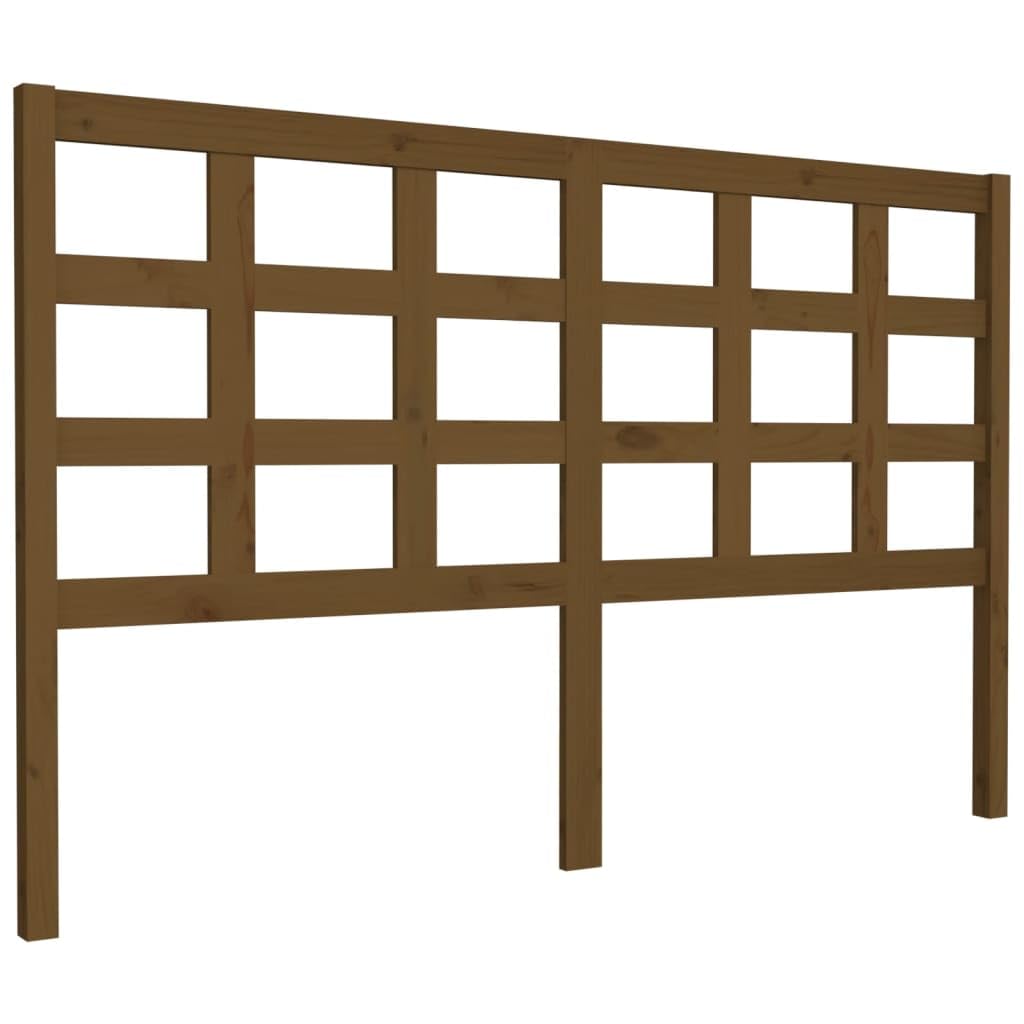 Testata della camera da letto Testiera per camera degli ospiti Spalliera letto matrimoniale Testiera per Letto Miele 156x4x100 cm in Legno Massello di PinoAdatto per la camera degli ospiti, l'hotel