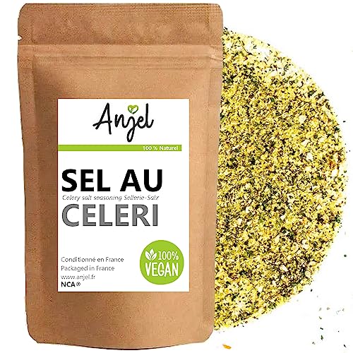 Condimento de sal de apio 100g - Condimento natural con sabor a apio - Ideal para condimentar tus platos - NCA