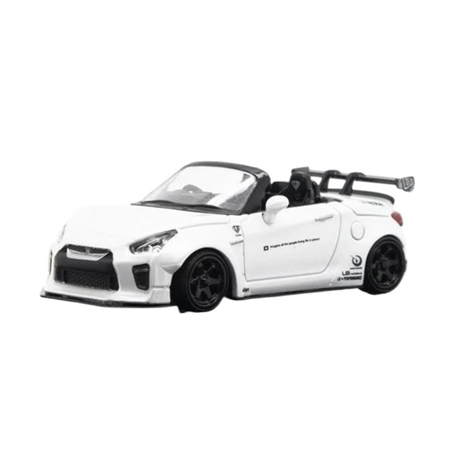 Amazon.co.jp: 1/64 ダイハツ コペン GT-Kに最適 パールホワイトのダイ 