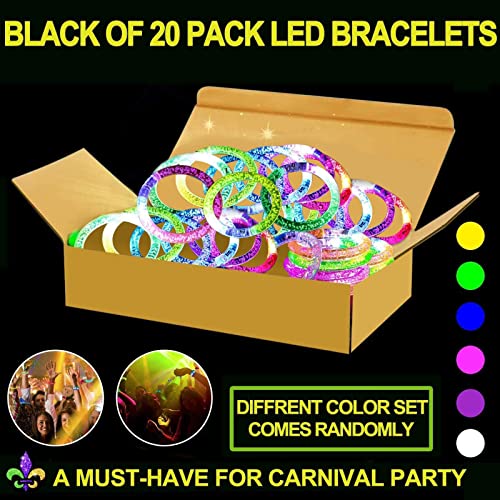 Turnmeon L-BRACELET-14P 20 Pack Glow Sticks Bracelets Halloween Party Favors thumb #2