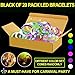 20 Pack LED Glow Bracelets Party Favors for Kids Glow in The Dark Party Supplies, LED Bracelet Light Up Toys Neon Valentines Day Birthday Wedding Gifts, Goodie Bags Stuffers, Classroom Games Prizes