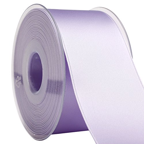 Ruban de tissu satiné Orchidée idéal pour grands paquets cadeaux