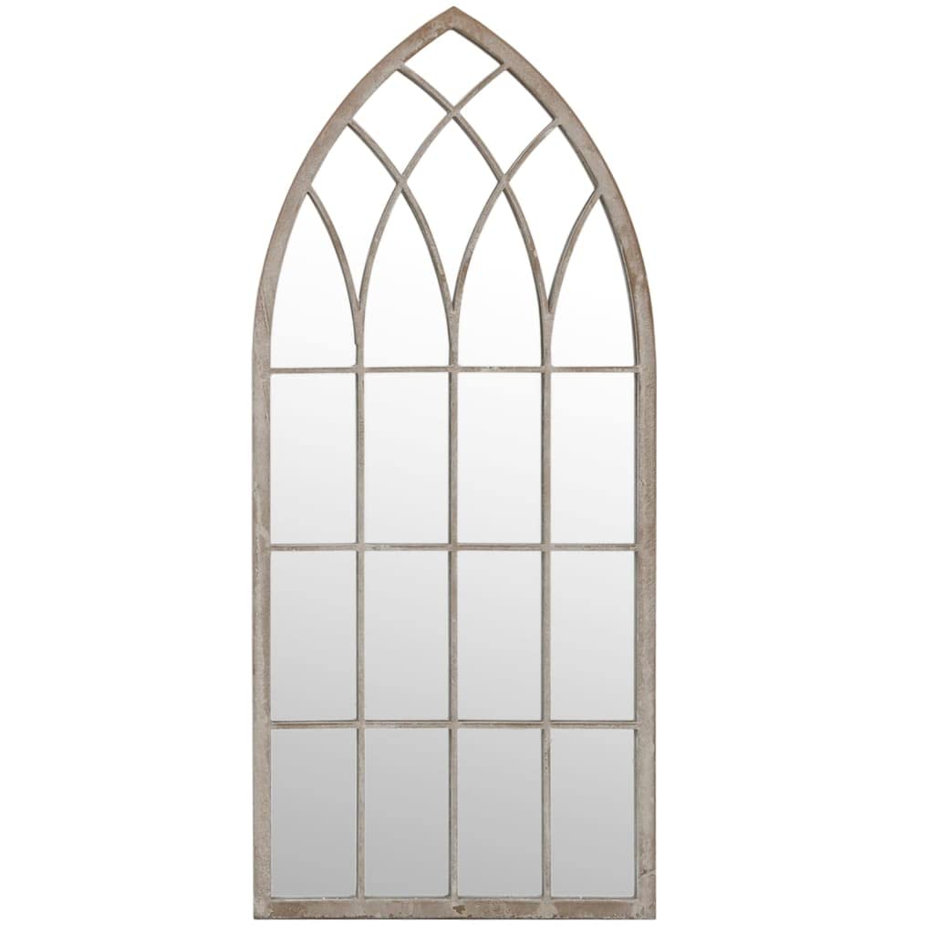 vidaXL Miroir de Jardin Sable 70x30 cm Fer pour Utilisation extérieure