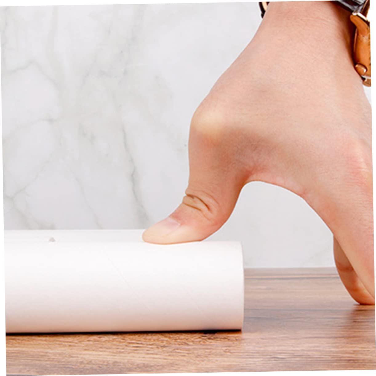 BCOATH 24 Pack Kraft Paper Tubes White Cardboard Tubes for DIY Art Drawings Posters Paintings Odorless Paper Roll