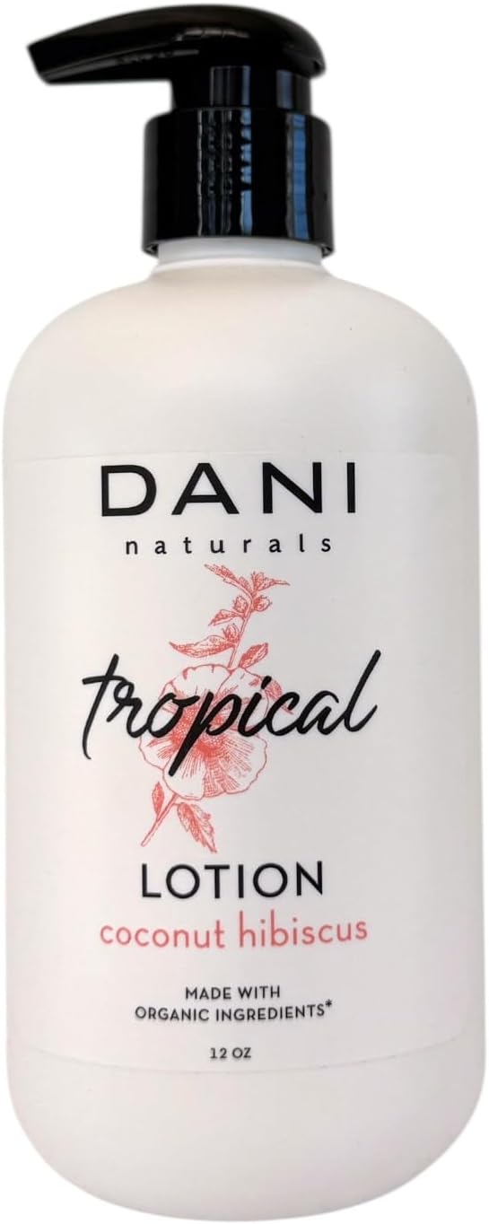 - Naturals Coconut Hibiscus Body Lotion, Paraben-Free, Vegan, 12 fl oz
