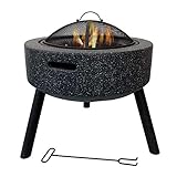 Photo Gallery zjfheyuo piccolo braciere, braciere con ripiano per barbecue, braciere con staffa triangolare, materiale in ossido di magnesio, braciere da giardino per esterni con copertura in r Photo Gallery zjfheyuo piccolo braciere, braciere con ripiano per barbecue, braciere con staffa triangolare, materiale in ossido di magnesio, braciere da giardino per esterni con copertura in r