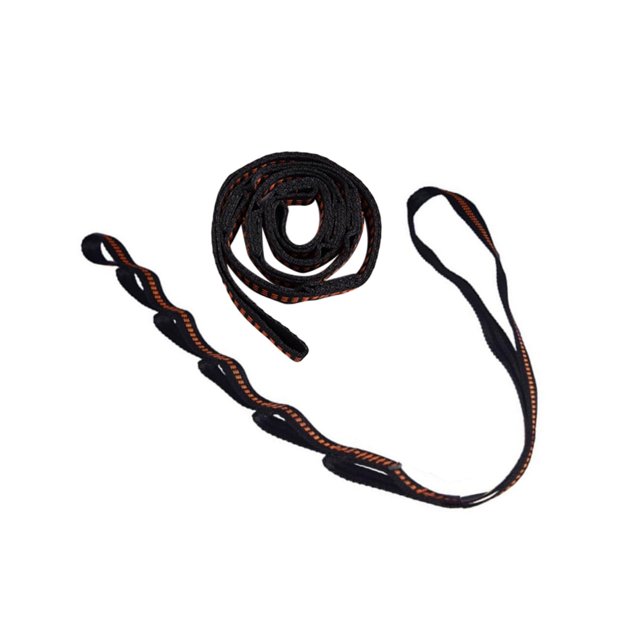 SUPVOX Strong Nylon Hammock Straps 2 Pack Tree Hanging Kit for Yoga Camping Hiking Outdoor Relaxation