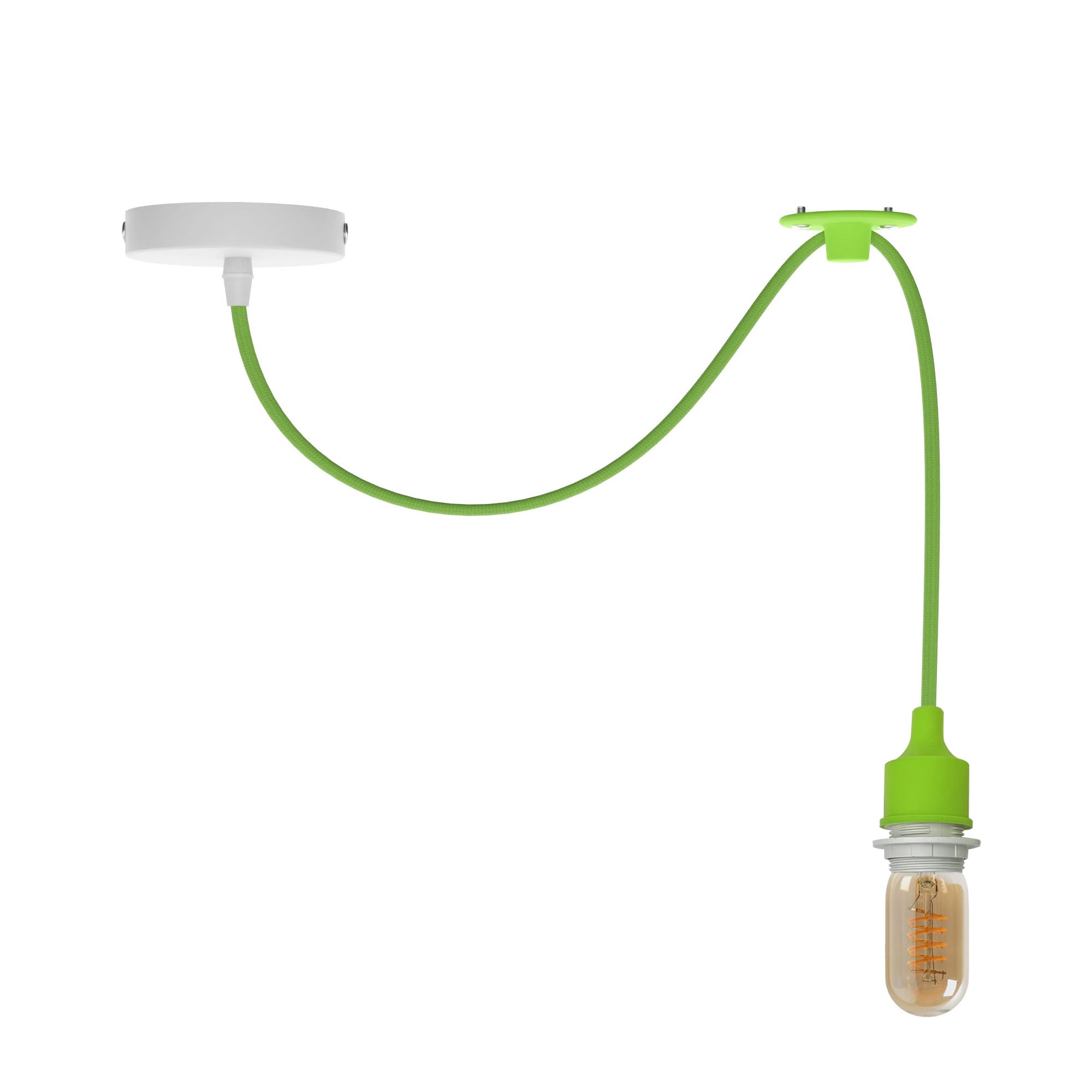 LEDSone Spider Pendant Light Fixture with Adjustable Cable E27 Socket Modern Industrial Light Green Ceiling Lamp – Ideal for Dining Room, Hall, Café, Restaurant, Bar