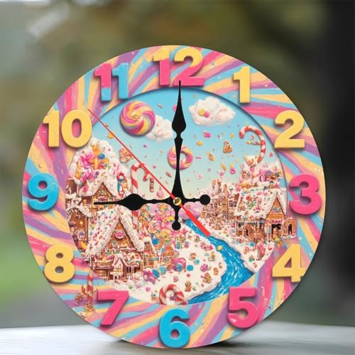 Reloj de Pared de Madera 10 Pulgadas Lancholy miniatura 1