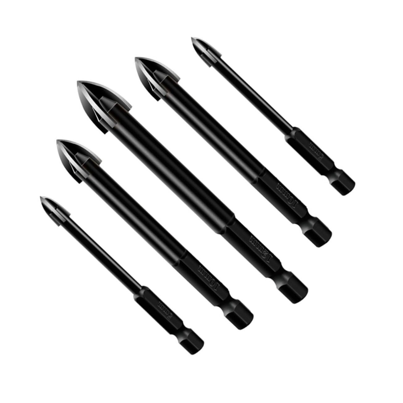 Balacoo Multi-Function Drill Hole Puncher for Glass Marble and Tile 4mm-10mm Alloy Drill Bits Compatible