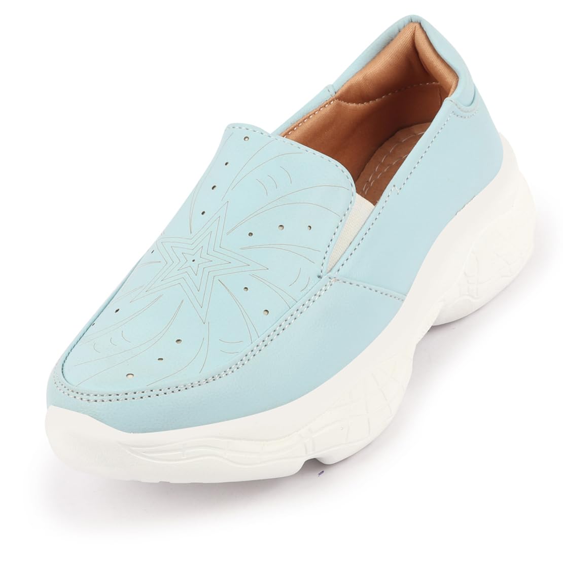 See full amazon price history chart for FAUSTO FST 1344 Sky BLUE-38 Womens Sky Blue Printed Stitched Comfort Slip On Sneaker Shoes (5 UK) FAUSTO FST 1344 Sky BLUE-38 Womens Sky Blue Printed Stitched Comfort Slip On Sneaker Shoes (5 UK) (B0C7R7PQ9M) Amazon Price History, Amazon Price Tracker